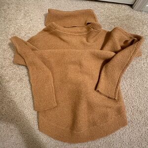 Orangie/Gold Turtleneck Sweater